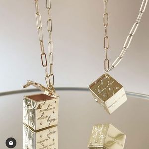 NWOT Wanderlust+Co Locket Necklace